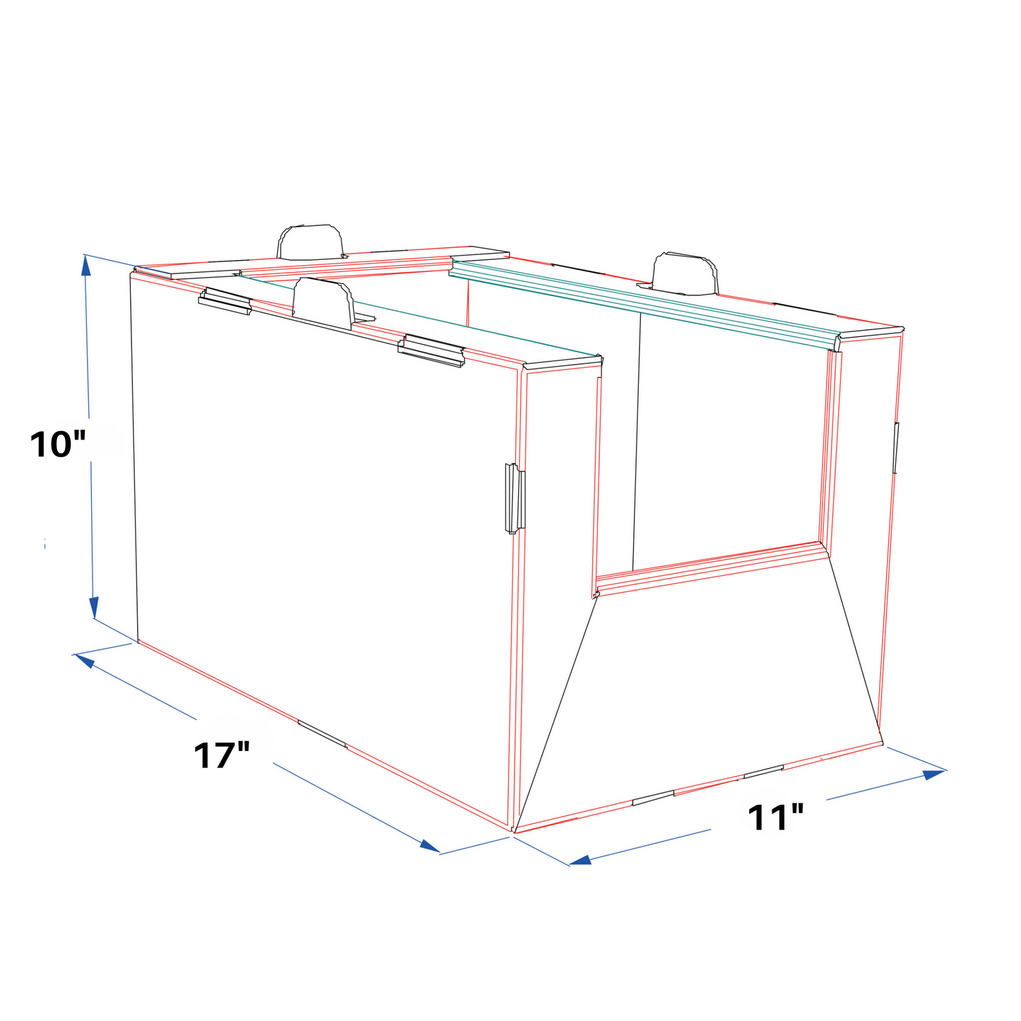 Inventory Cell | 10”H x 11”W x17”L