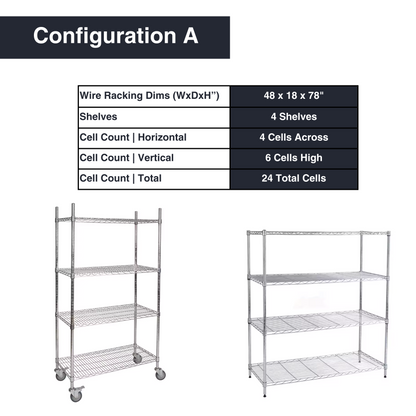 Inventory Cell | 10”H x 11”W x17”L