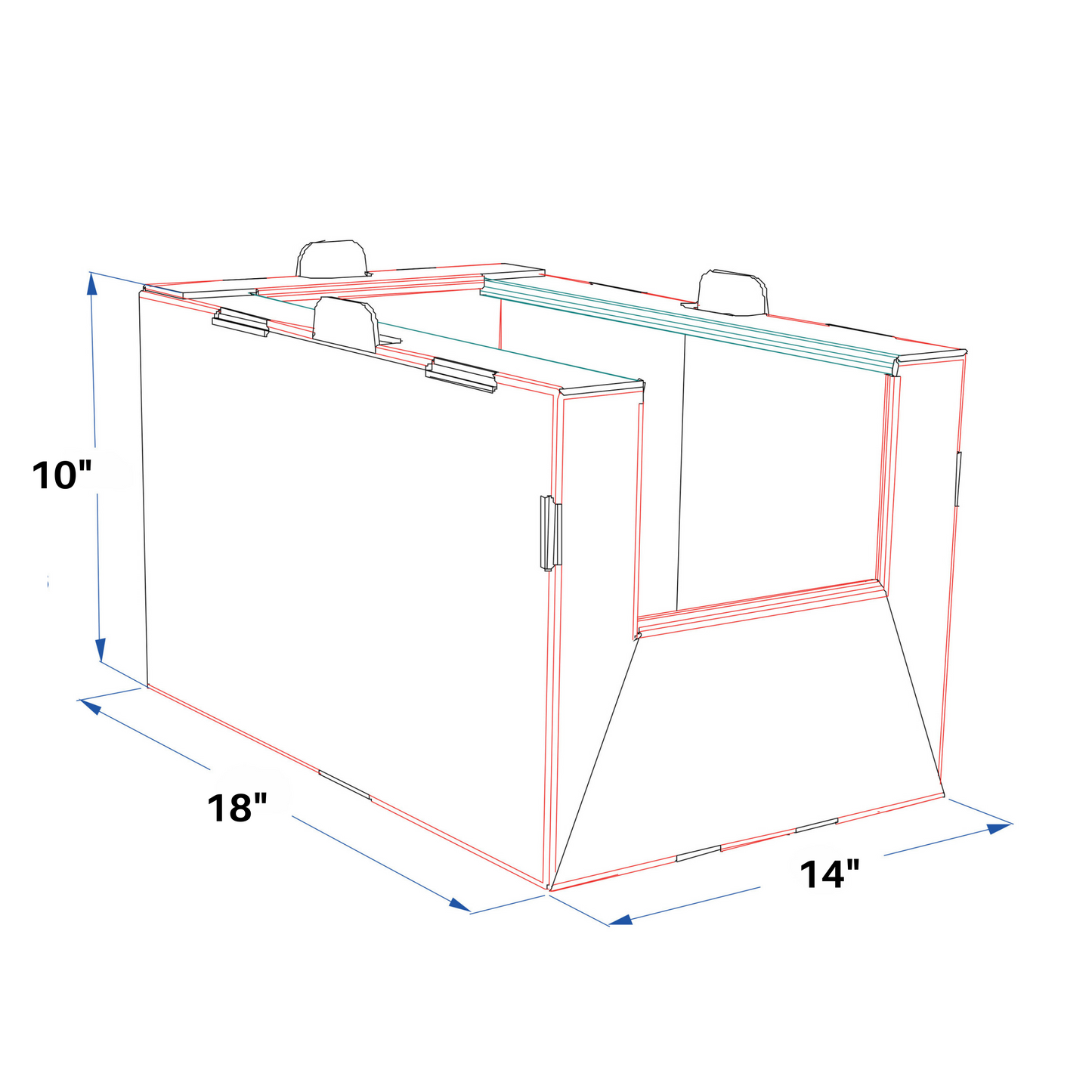 Inventory Cell | 10”H x 14”W x18”L